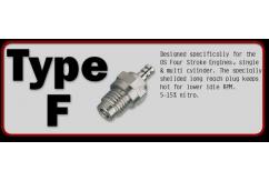 O.S - #F Glow Plug for 4 Stroke Engines image