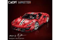 CaDA Block - 1/8 Ferrari 488 Block Set 3236pcs (Lego Technic Style) image