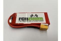  RCNZOOM - 7.4V Li-Po Battery 1500mah 35C image