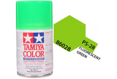 Tamiya - PS-28 Polycarb Fluorescent Green Spray 100ml image