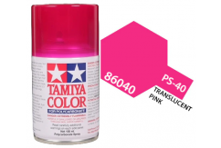 Tamiya - PS-40 Polycarb Translucent Pink Spray 100ml image