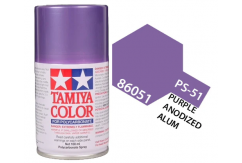 Tamiya - PS-51 Polycarb Purple Anodized Aluminium Spray 100ml image