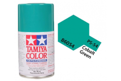 Tamiya - PS-54 Polycarb Cobalt Green Spray 100ml image