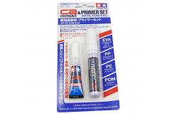 Tamiya - CA Cement & Primer Set (PP/PE/POM/EVA) image