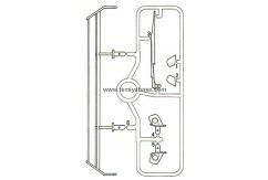 Tamiya - Opel Calibra H Parts image