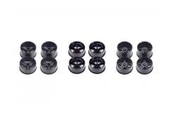 Tamiya - Mini 4WD Carbon Reinforced Large Diameter Wheel Set(12 pcs) image