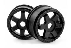 Maverick QuantumR Race Truck Wheel 67-75.5 17mm Hex (Black/2pcs)  image