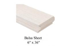 Midwest - Balsa Sheet 0.8mm(1/32")x6" - 915mm" (5pcs) image