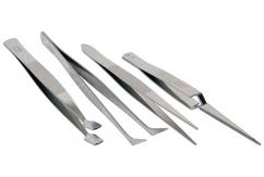 Proedge - Pro Tweezer 4 piece - 4.5 Inch with Flat Stamp image