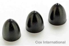 Cox - RTF Flyboy Rubber Spinner Black (3pcs) image