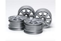 Tamiya - M Chassis 8-Spoke Wheel Silver (4pcs) image