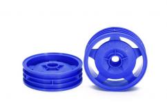 Tamiya - 2WD Buggy Blue Front Star Dish Wheels (2) image