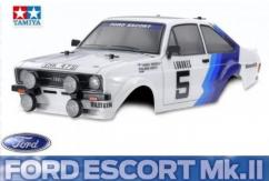 Tamiya - 1/10 Ford Escort Mk.II Rally Clear Body Parts Set image