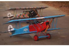 VQ Model - Fokker D.VII EP/GP 1.20 Size Red/Blue Version ARF Kit image