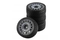 RCNZ - 1/10 OZ-Racing Rally Wheel Set Grey (4pcs) image