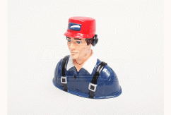 RCNZ - Civilian Pilot with Red Hat **CRACKED BACK** image