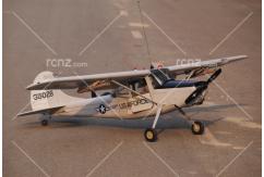 VQ Model - L-19 Cessna Bird Dog EP/GP 55 Size ARF - Silver image
