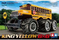 Tamiya - 1/18 King Yellow 6x6 School Bus G6-01 Kit image