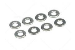 Dubro - Stainless Steel Flat Washer #8 (8pcs) image