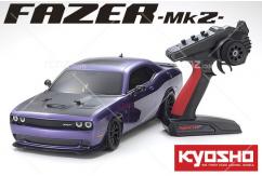 Kyosho - 1/10 EP Fazer 2.0 Dodge Challenger SRT Hellcat 4WD (Purple) Readyset RTR image