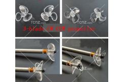 RCNZ - 44mm 3-Blade Boat Prop CW/CCW M4 Pair image
