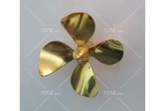 SAB - Brass 4-Blade Prop 60mm M5 LH image