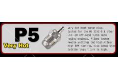 O.S - #P5 Turbo Glow Very Hot Plug Off-Road image