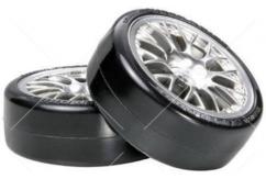 Tamiya - Mesh Wheel With Drift Tyre 26mm Offset +2 image