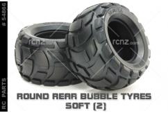 Tamiya - Round Rear Bubble Tyres Soft (Pair) image