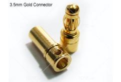 RCNZ - 3.5mm Gold Bullet Connectors - 3 Pair image