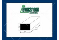 Evergreen - Styrene Strip White 0.25mm x 0.50mm (10pcs) image