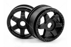 Maverick QuantumR Race Truck Wheel 67-75.5 17mm Hex (Black/2pcs)  image