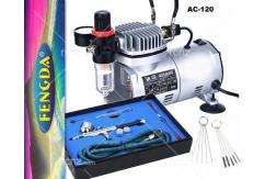  Fengda - Standard Mini Compressor with Gun, Kit & Tools image