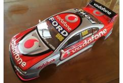  RCNZOOM - 1/10 Ford Falcon Vodafone 888 Clear Lexan Body Set  image