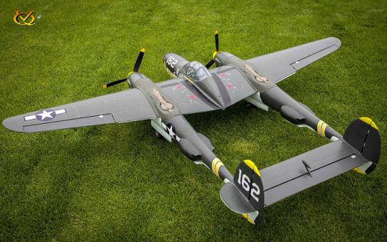 VQ Model - P-38 Lightning Twin Olive EP/GP 46 Size ARF Kit image