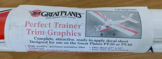 Great Planes - Perfect Trainer Trim Graphics for PT20 & PT40 image