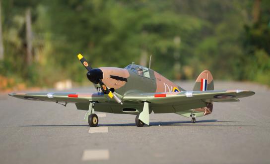 VQ Model - Hawker Hurricane "Battle of Britain" EP/GP 60 Size ARF image