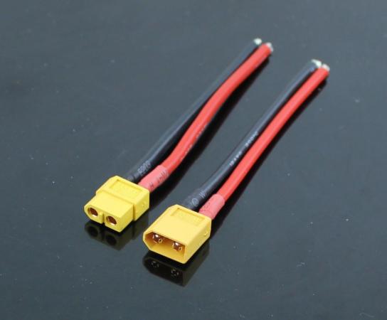 Turnigy - XT60 Male/Female Pair with 12AWG Silicone Wire image