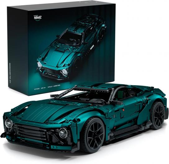Nifeliz 1/8 Valor Sports Car Block Set 3374pcs (Lego Technic Style) image