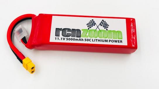  RCNZOOM - 11.1V Li-Po Battery 5000mah 50C image