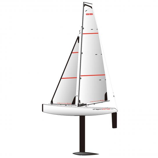  Joysway - Dragon Force DF65 V6 2.4G R/C Yacht RTR White (Includes Radio) image