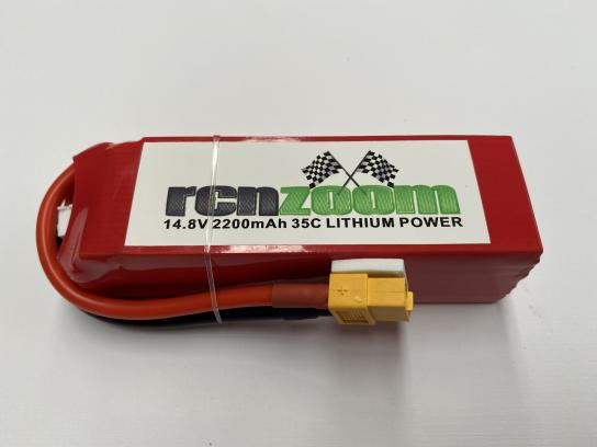  RCNZOOM - 14.8V Li-Po Battery 2200mah 35C image