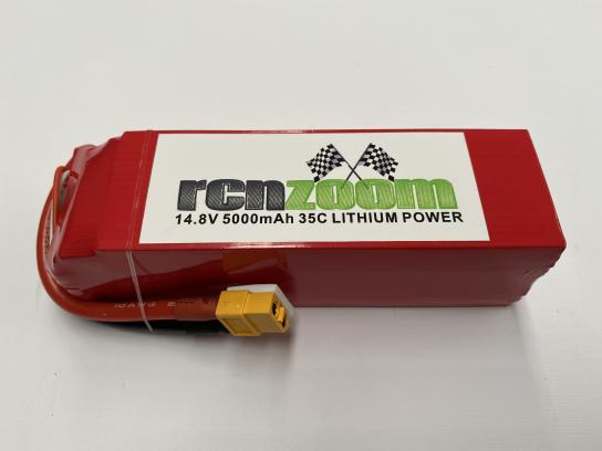  RCNZOOM - 14.8V Li-Po Battery 5000mah 35C image