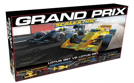 Scalextric - F1 Lotus Senna Grand Prix 1980's Slot Car Set image