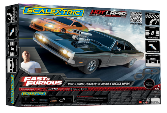 Scalextric - Fast & Furious Hot Laps Slot Car Set image