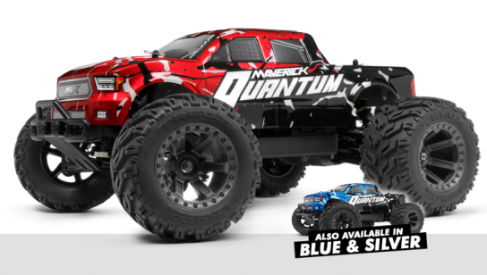 Maverick - 1/10 Quantum MT Monster Truck Red/Silver RTR Complete image