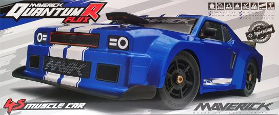 Maverick - 1/8 QuantumR FLUX 4S Muscle Car Blue Brushless RTR image