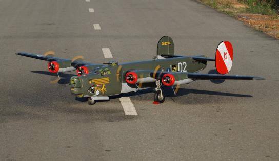 VQ Model - B-24 Liberator EP/GP 32 Size ARF Kit - 2.8m Wingspan image