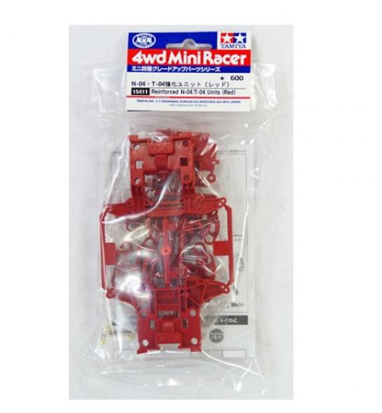 Tamiya - Mini 4WD Reinforced N-04/T-04 Units (Red) image