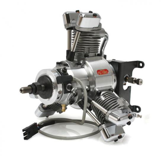 Saito - FG-19R3 3-Cylinder Petrol Engine with Electric Ignition image